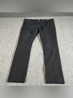 XXX Rude Jeans Men’s 38x30 Black Slim Straight Super Skinny Punk Grunge Goth